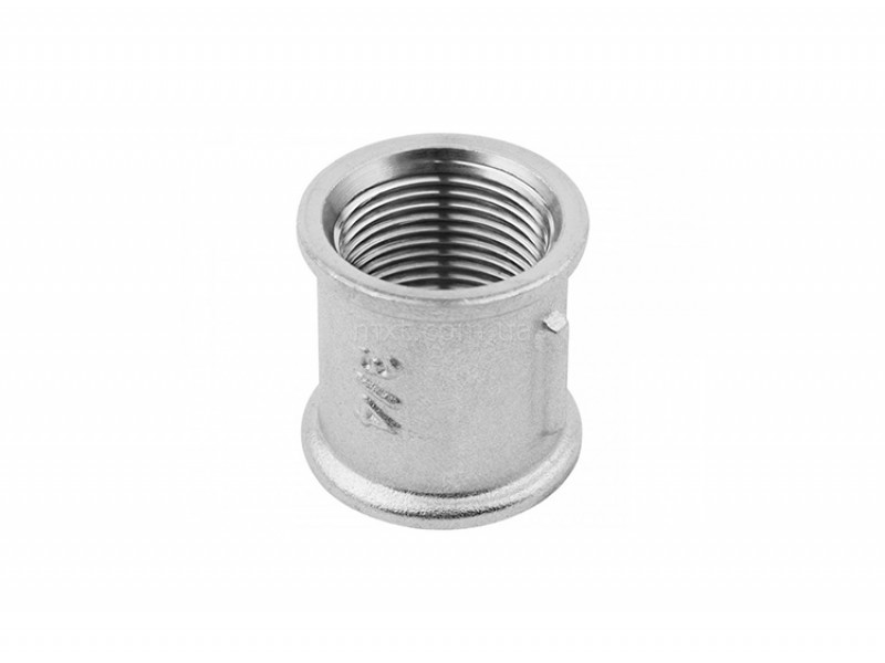 Муфта латунная никель 1 1/2"