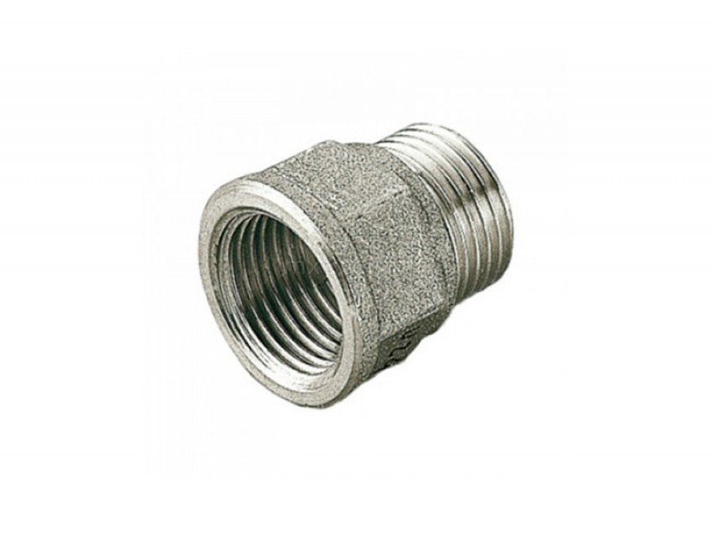Переходник латунный никель 3/4"х 3/4"ВН