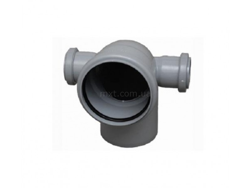 Колено канализационное сложное EuroPlast 110/50/50/90 