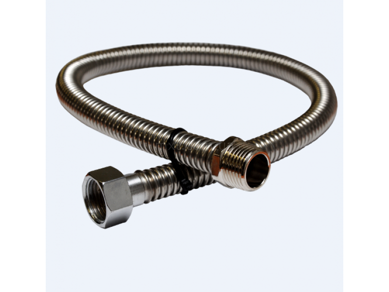 Шланг газовый 1/2" гофрированный, нерж. 30 см В/Н 